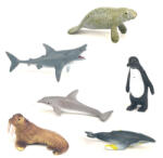 Rappa Set de figurine Rappa - Animale marine, 6 buc. , 4-9 cm (218086) Figurina