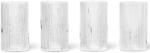 ferm LIVING Чаша за аперитив RIPPLE 140 ml, комплект от 4 бр. , прозрачен, твърди LIVING (FERM1104264040)