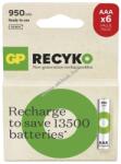 GP Batteries ReCyko Ni-MH akku HR03 (AAA) 950mAh 6db/csomag (B2511V)