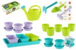 PLASTKON Gyerekkészlet virágcserepekkel, ládával. cukorka keverék (WKW022855)