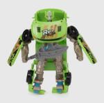 Teddies Transformer autó/robot műanyag 14cm zöld, 17x26x6cm (TD00800117)