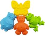 Teddies Homokos tortaformák, műanyag állatok, 4 db (TD00880111)
