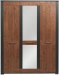 WIPMEB NAOMI NA -08 szekrény 3 D dió/wenge - sprintbutor