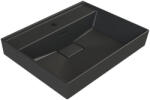 CeraStyle SHARP - MATT FEKETE - porcelán mosdókagyló - 60 x 48 cm (VB012I02U05) - gardenet