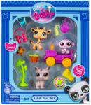 Littlest Pet Shop Set de joaca cu 3 figurine, Littlest Pet Shop, Safari Figurina