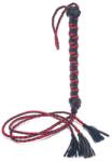 Devil Sticks Bici Cu Snururi Impletite, Negru + Rosu, 76 Cm