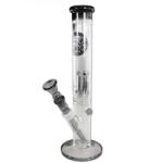 Black Leaf Bong din sticla Black Leaf Metal Wave Cylinder 38cm