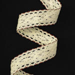 Valex Decor Pamut csipkeszalag 17mm x 5m - Ekrü (LR2-171)