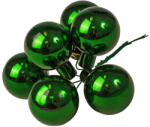 Valex Decor Üveggömb pick, fényes sötétzöld, 2cm-es, 12 db-os köteg (GP-S58)