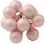 Valex Decor Üveggömb pick, matt rózsaszín, 2cm-es, 12 db-os köteg (GP-M16)