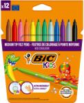 BIC Carioci ultralavabile BIC Kid Couleur, 12 culori/set