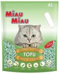  MIAU MIAU MIAU MIAU, Aloe Vera, așternut igienic pisici, peleți, tofu, aglomerant, ecologic, biodegradabil, 6l