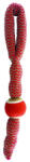 Pet Expert Jucarie pentru caini Pet Expert, 47 cm, rosu (48903)