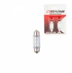 4Cars Bec tip LED 12V sofit cu 6 leduri 10x36mm SV85-8 2buc - Alb