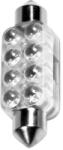 LAMPA Bec LED 12V - 13x44mm - 8LED Sofit SV85-8 1buc - Albastru