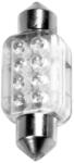 LAMPA Bec LED 12V - 13x35mm - 8LED Sofit SV85-8 1buc - Alb