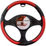 4Cars Husa volan 4Cars - Ø 37-39cm - Negru/Rosu