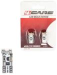 4Cars Bec Led - 4SMD 12V pozitie T10 W21x95d Canbus 2buc 4Cars - Alb focalizat