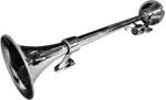 Cridem Claxon electropneumatic cu 1 goarna cromata 12/24V - 62cm