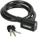 LAMPA Antifurt cablu spiralat acoperit cu plastic Ø10mm - 80cm