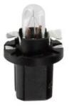 NARVA Bec 12V - 12W Bord soclu plastic negru B85d 1buc Narva
