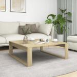 vidaXL sonoma tölgy színű szerelt fa dohányzóasztal 100 x 100 x 35 cm (808633)