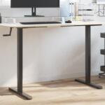 vidaXL fekete acél állóasztalváz (94-135) x 60 x (70-114) cm (4005341)
