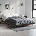 vidaXL barna tölgy színű szerelt fa ágykeret matrac nélkül 120x190 cm (832300)