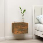 vidaXL 2 db füstös tölgy színű szerelt fa éjjeliszekrény 40x30x30 cm (815412)
