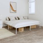 vidaXL fehér fém ágykeret 183 x 213 cm (350918)