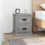 vidaXL 2 db szürke sonoma színű fa éjjeliszekrény 39 x 39 x 47, 5 cm (816157)