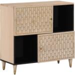 vidaXL tömör mangófa tálalószekrény 80 x 33 x 75 cm (358275)