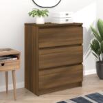 vidaXL barna tölgy színű szerelt fa tálalószekrény 60x35x76 cm (815512)