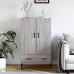 vidaXL szürke sonoma szerelt fa magasszekrény 69, 5 x 31 x 115 cm (828250)