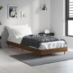 vidaXL barna tölgy színű szerelt fa ágykeret matrac nélkül 75x190 cm (832316)