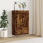 vidaXL füstös tölgy színű szerelt fa magasszekrény 69, 5 x 31 x 115 cm (830313)