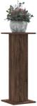 vidaXL 2 db barna tölgy szerelt fa növénytartó állvány 30 x 30 x 80 cm (3307870) - vidaxl