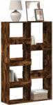 vidaXL füstös tölgy színű szerelt fa könyvespolc 100 x 33 x 155, 5 cm (3309397)