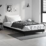 vidaXL fekete szerelt fa ágykeret 90 x 200 cm (832270)