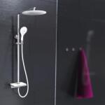 Eisl GRANDE VITA króm-fehér fejzuhanyszett termosztatikus csapteleppel DX1102CST