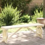vidaXL tömör fenyőfa kerti pad 115 cm (365111)