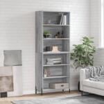 vidaXL szürke sonoma szerelt fa magasszekrény 69, 5x32, 5x180 cm (3189587)