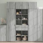 vidaXL szürke sonoma színű szerelt fa tárolószekrény 70x42, 5x225 cm (3281341)