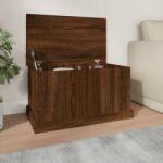 vidaXL barna tölgy színű szerelt fa tárolóláda 70x40x38 cm (816511)