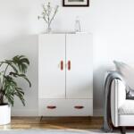 vidaXL magasfényű fehér szerelt fa magasszekrény 69, 5 x 31 x 115 cm (828206)