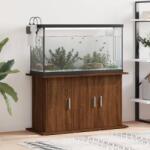 vidaXL barna tölgyszínű szerelt fa akváriumi állvány 101x41x58 cm (833638)
