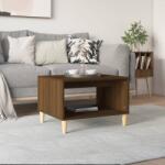 vidaXL barna tölgyszínű szerelt fa dohányzóasztal 60x50x40 cm (817521)