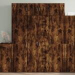 vidaXL füstös tölgy színű szerelt fa magasszekrény 70 x 42, 5 x 185 cm (3281424)