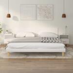 vidaXL 2 db magasfényű fehér éjjeliszekrény 40x35x47 cm (812019)