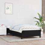 vidaXL ágykeret matrac nélkül fekete 90x190 cm szövet (347028)